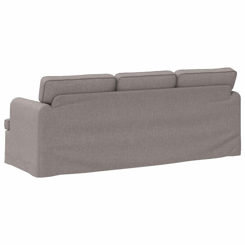 Sofa Ciemnoszary 201 x 80 x 85 cm tkanina
