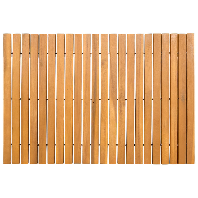 Mata do kąpieli Brązowy 60 x 40 cm Lite Drewno Akacji