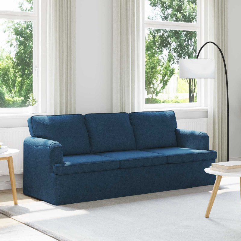 Sofa Niebieski 201 x 80 x 85 cm tkanina