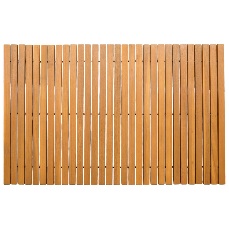 Mata do kąpieli Brązowy 80 x 50 cm Lite Drewno Akacji