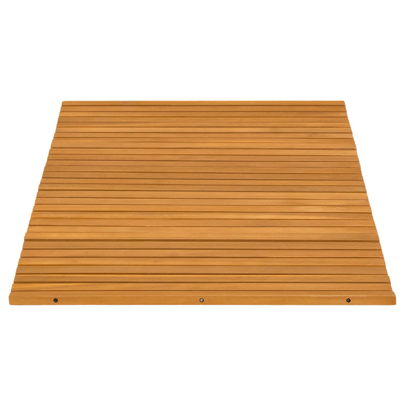 Mata do kąpieli Brązowy 80 x 50 cm Lite Drewno Akacji