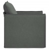 Sofa Ciemnoszary 195 x 82 x 85 cm tkanina