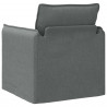 Sofa Ciemnoszary 195 x 82 x 85 cm tkanina