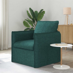 Sofa Ciemna zieleń 195 x 82 x 85 cm tkanina