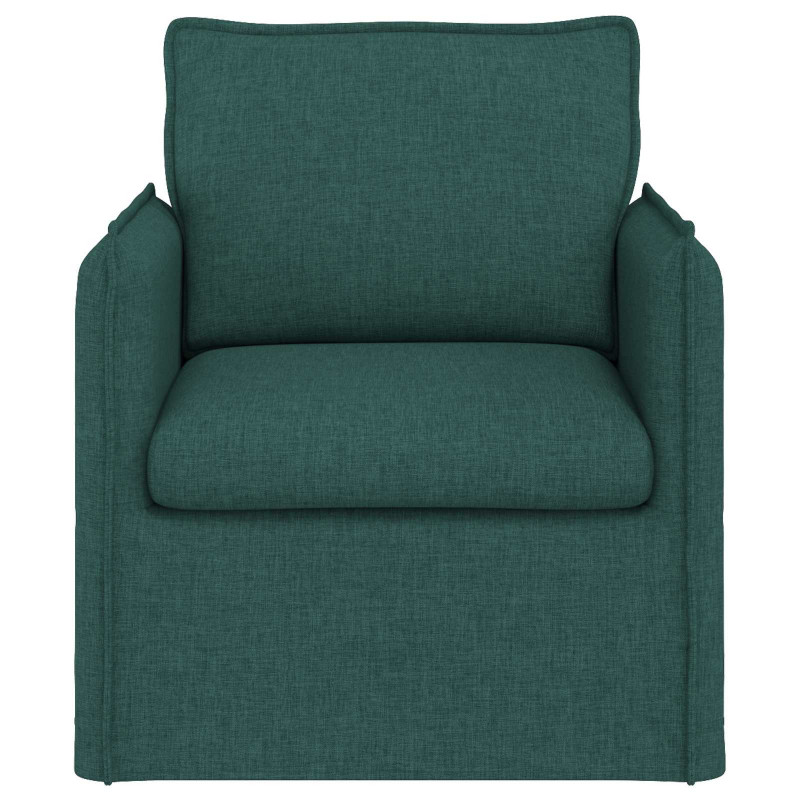 Sofa Ciemna zieleń 195 x 82 x 85 cm tkanina