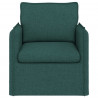 Sofa Ciemna zieleń 195 x 82 x 85 cm tkanina
