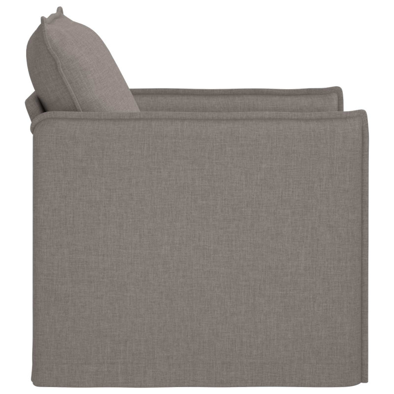 Sofa Ciemnoszary 195 x 82 x 85 cm tkanina