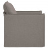 Sofa Ciemnoszary 195 x 82 x 85 cm tkanina