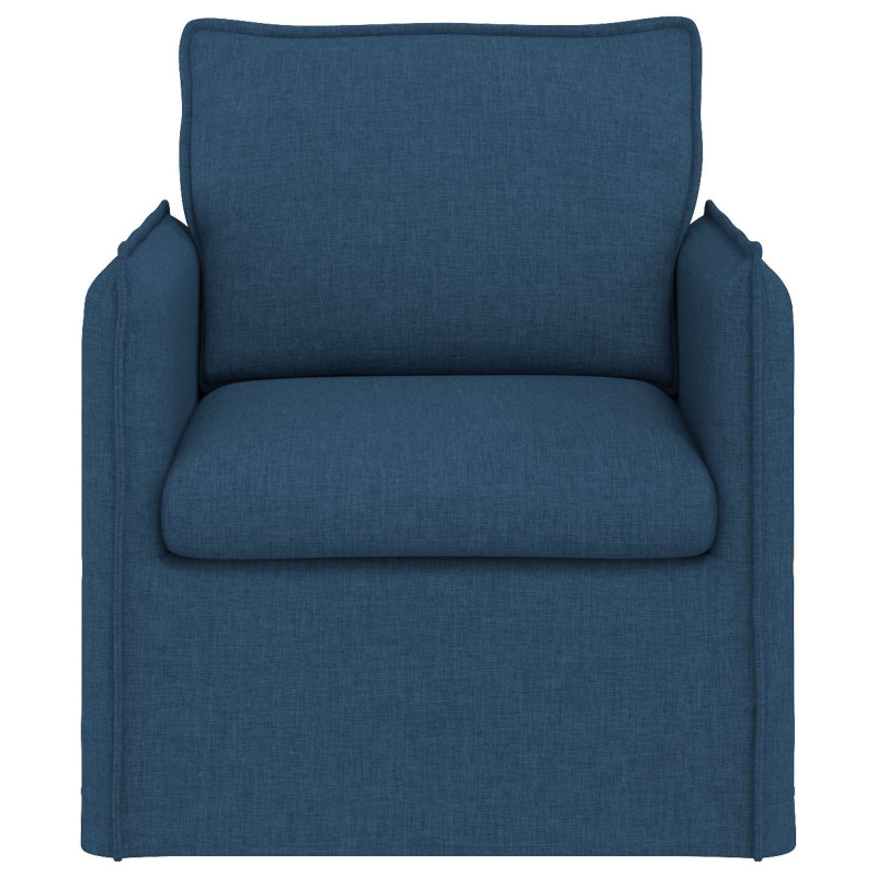Sofa Niebieski 195 x 82 x 85 cm tkanina