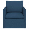 Sofa Niebieski 195 x 82 x 85 cm tkanina
