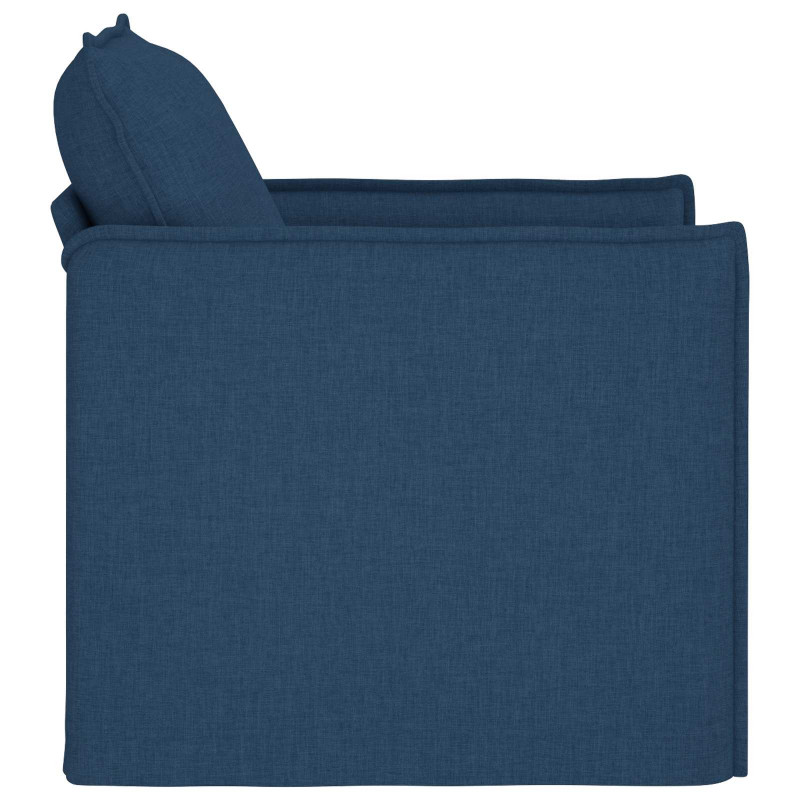 Sofa Niebieski 195 x 82 x 85 cm tkanina