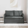 Sofa Ciemnoszary 136 x 82 x 85 cm tkanina
