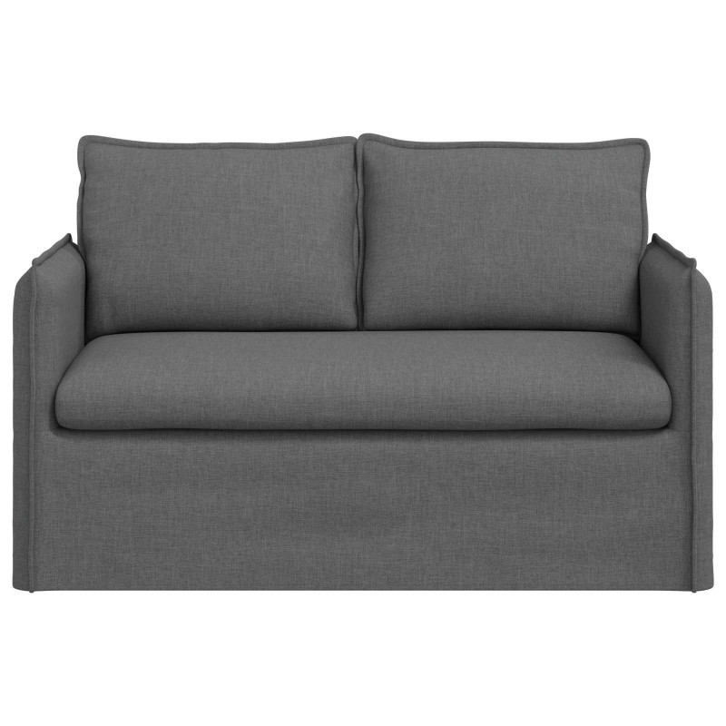 Sofa Ciemnoszary 136 x 82 x 85 cm tkanina
