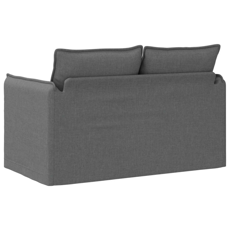 Sofa Ciemnoszary 136 x 82 x 85 cm tkanina