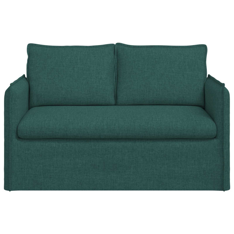 Sofa Ciemna zieleń 136 x 82 x 85 cm tkanina