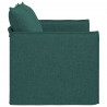Sofa Ciemna zieleń 136 x 82 x 85 cm tkanina
