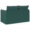 Sofa Ciemna zieleń 136 x 82 x 85 cm tkanina