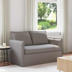 Sofa Ciemnoszary 195 x 82 x 85 cm tkanina