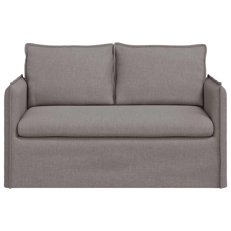 Sofa Ciemnoszary 195 x 82 x 85 cm tkanina