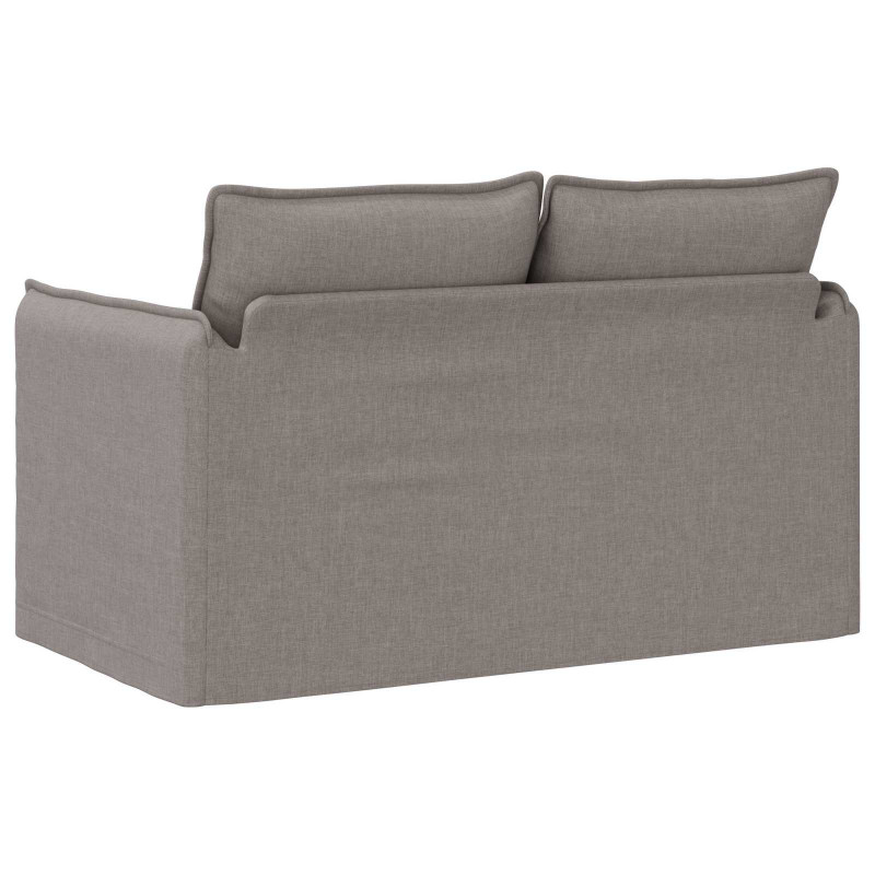 Sofa Ciemnoszary 195 x 82 x 85 cm tkanina