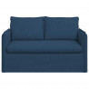 Sofa Niebieski 136 x 82 x 85 cm tkanina