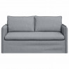 Sofa Jasnoszary 156 x 82 x 85 cm tkanina