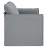 Sofa Jasnoszary 156 x 82 x 85 cm tkanina