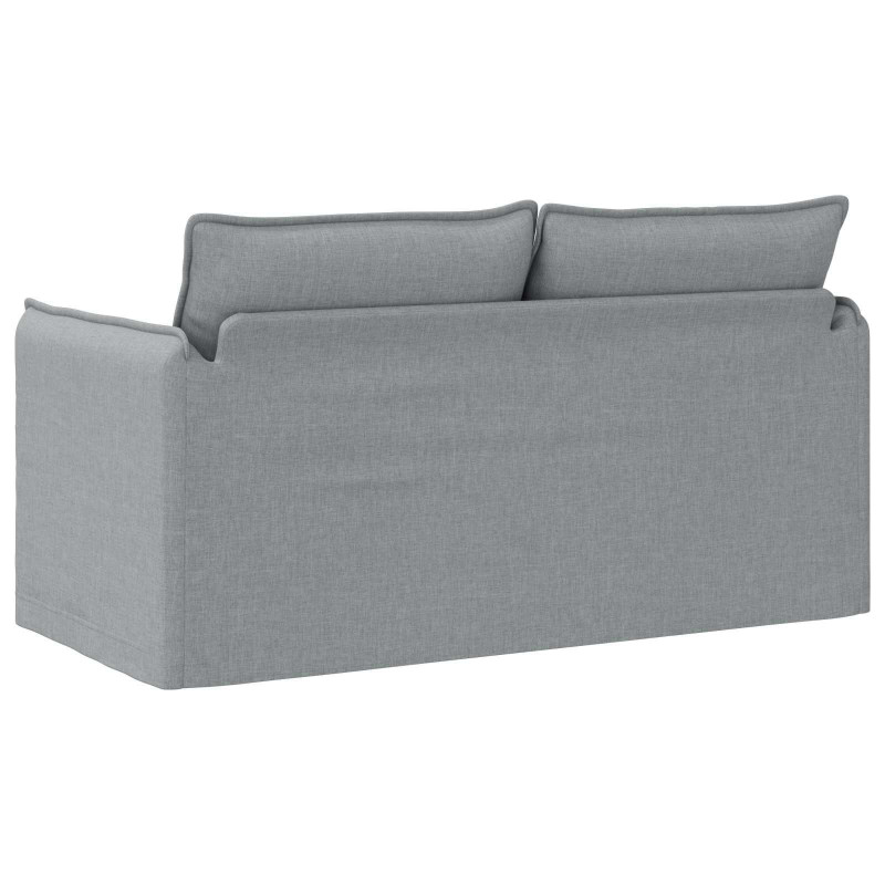 Sofa Jasnoszary 156 x 82 x 85 cm tkanina