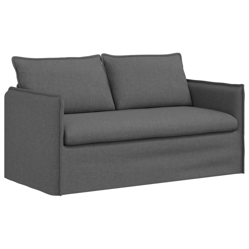 Sofa Ciemnoszary 156 x 82 x 85 cm tkanina