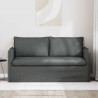 Sofa Ciemnoszary 156 x 82 x 85 cm tkanina