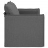 Sofa Ciemnoszary 156 x 82 x 85 cm tkanina