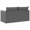 Sofa Ciemnoszary 156 x 82 x 85 cm tkanina