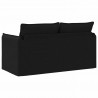 Sofa Czarny 156 x 82 x 85 cm tkanina