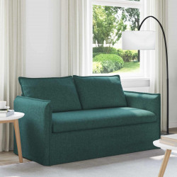 Sofa Ciemna zieleń 156 x 82 x 85 cm tkanina