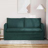 Sofa Ciemna zieleń 156 x 82 x 85 cm tkanina