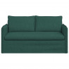 Sofa Ciemna zieleń 156 x 82 x 85 cm tkanina