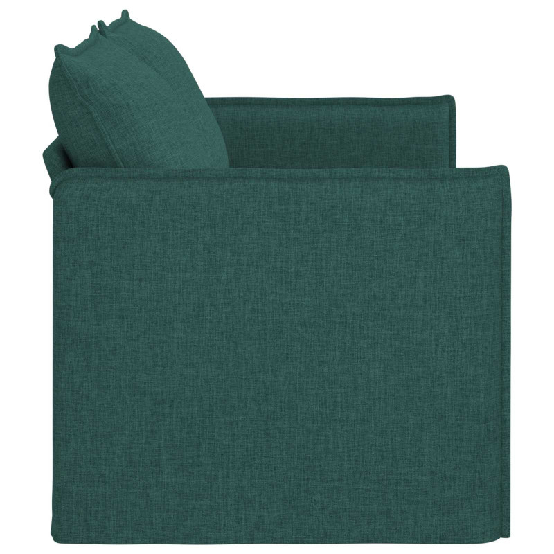 Sofa Ciemna zieleń 156 x 82 x 85 cm tkanina