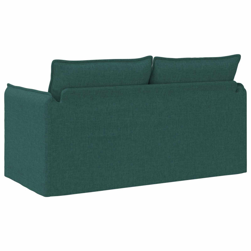 Sofa Ciemna zieleń 156 x 82 x 85 cm tkanina