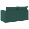 Sofa Ciemna zieleń 156 x 82 x 85 cm tkanina