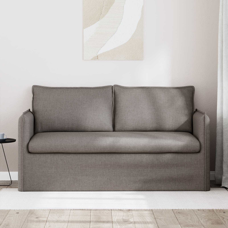 Sofa Ciemnoszary 156 x 82 x 85 cm tkanina