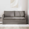 Sofa Ciemnoszary 156 x 82 x 85 cm tkanina