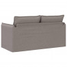 Sofa Ciemnoszary 156 x 82 x 85 cm tkanina