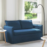 Sofa Niebieski 156 x 82 x 85 cm tkanina