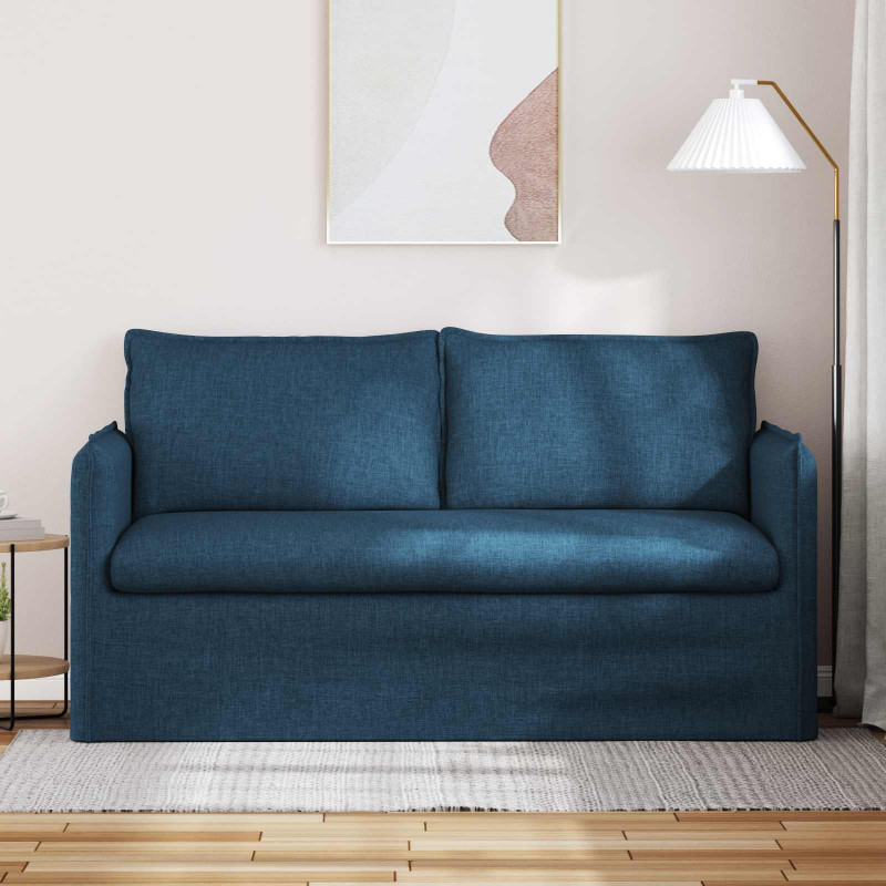 Sofa Niebieski 156 x 82 x 85 cm tkanina