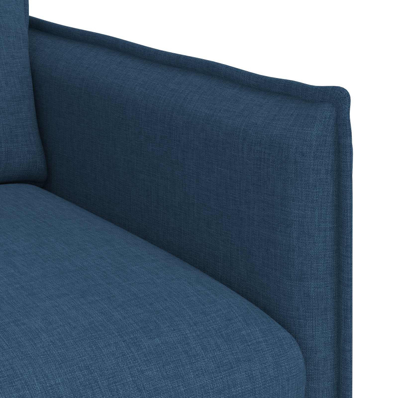Sofa Niebieski 156 x 82 x 85 cm tkanina