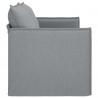 Sofa Jasnoszary 196 x 82 x 85 cm tkanina