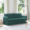 Sofa Ciemna zieleń 196 x 82 x 85 cm tkanina