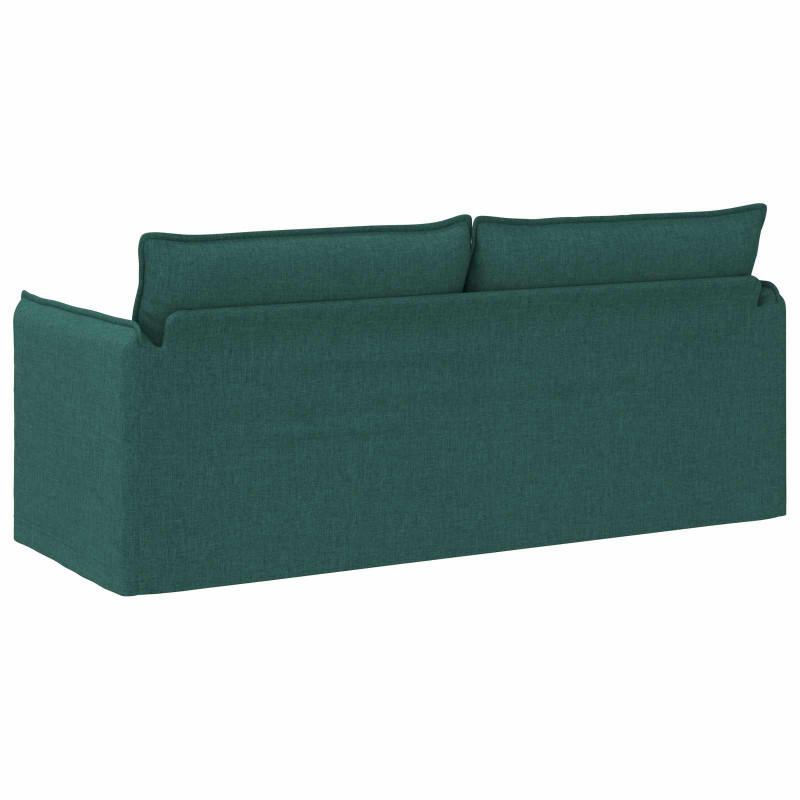 Sofa Ciemna zieleń 196 x 82 x 85 cm tkanina
