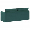 Sofa Ciemna zieleń 196 x 82 x 85 cm tkanina