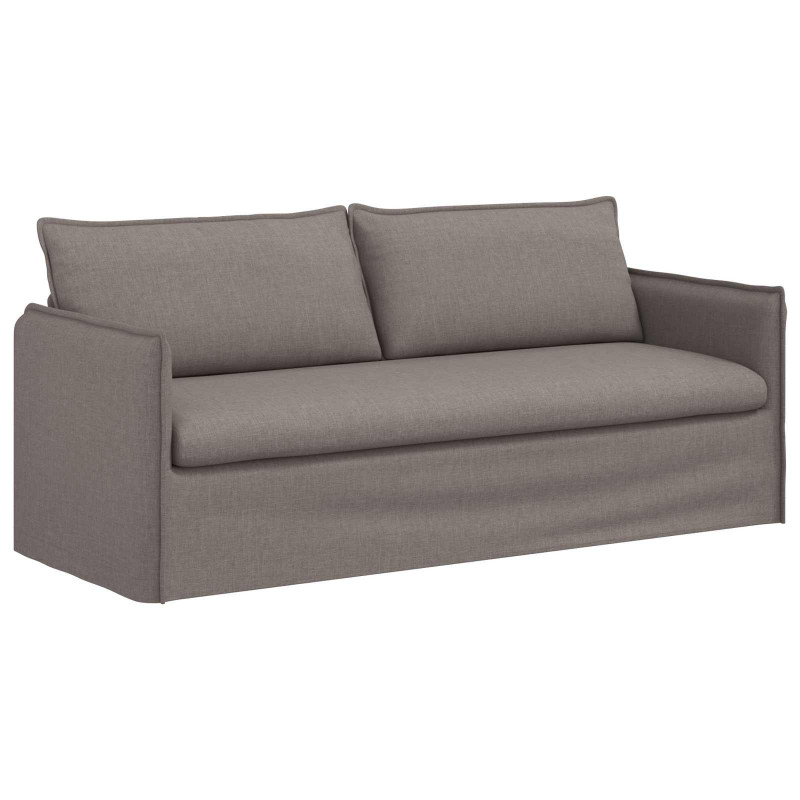 Sofa Ciemnoszary 196 x 82 x 85 cm tkanina